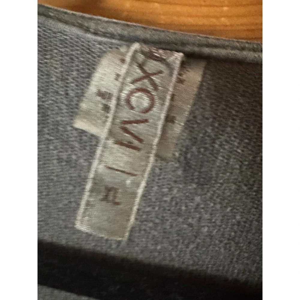 XCVI Cardigan XL Gray Burnout Velvet Silk Blend Open Front Boho Whimsigoth